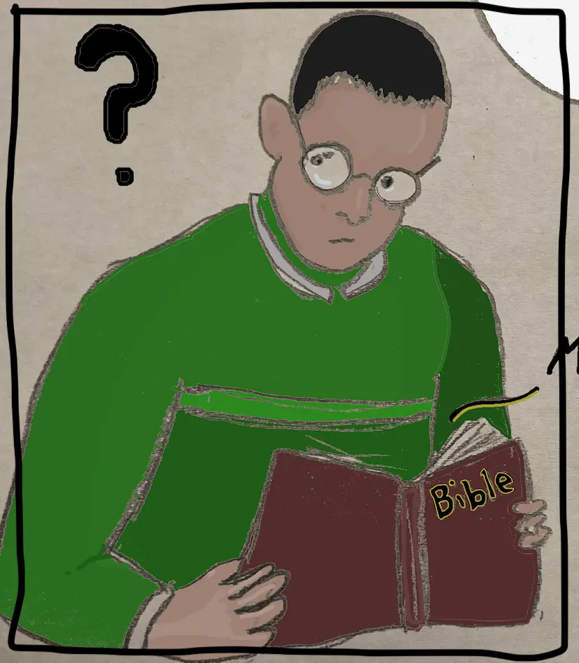 The man is confused about the seeming incompatibility between Matthew 20:16 and America First.